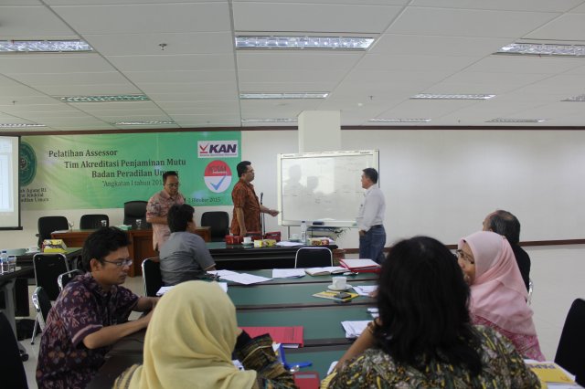 Pelatihan Asesor 1-2 Oktober 2015